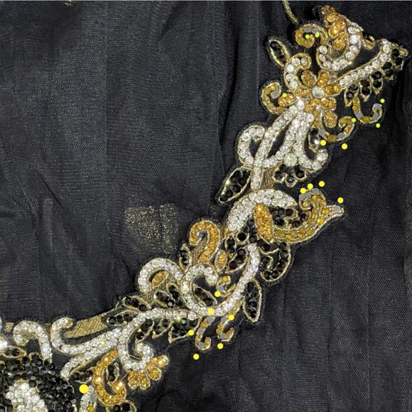 Heavy work Elegant Net Kurta set for Women - Picture 15 of 17